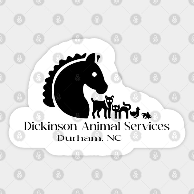 Dickinson Animal Services Logo Sticker by DickinsonDesign